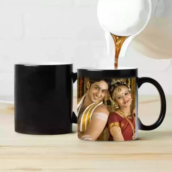 Photo Magic Mug - Customized Text and Personalized Photo on Coffee Cup